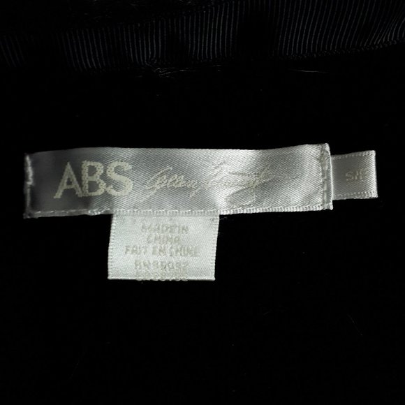 ABS Allen Schwartz Black Grey Ombre Fun Fur Vest - Picture 11 of 13